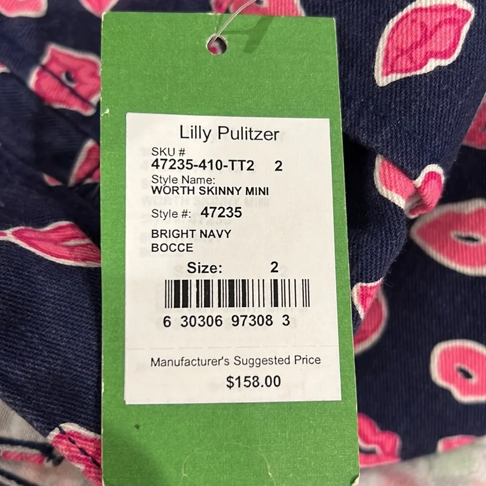 ๐น Lilly Pulitzer Worth Skinny Mini Jeans - Picture 5 of 5
